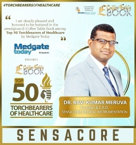 Chief Executive Officer of Sensa Core Featured in Top 50 Torch Bearers of Healthcare by Medgate Magazine
