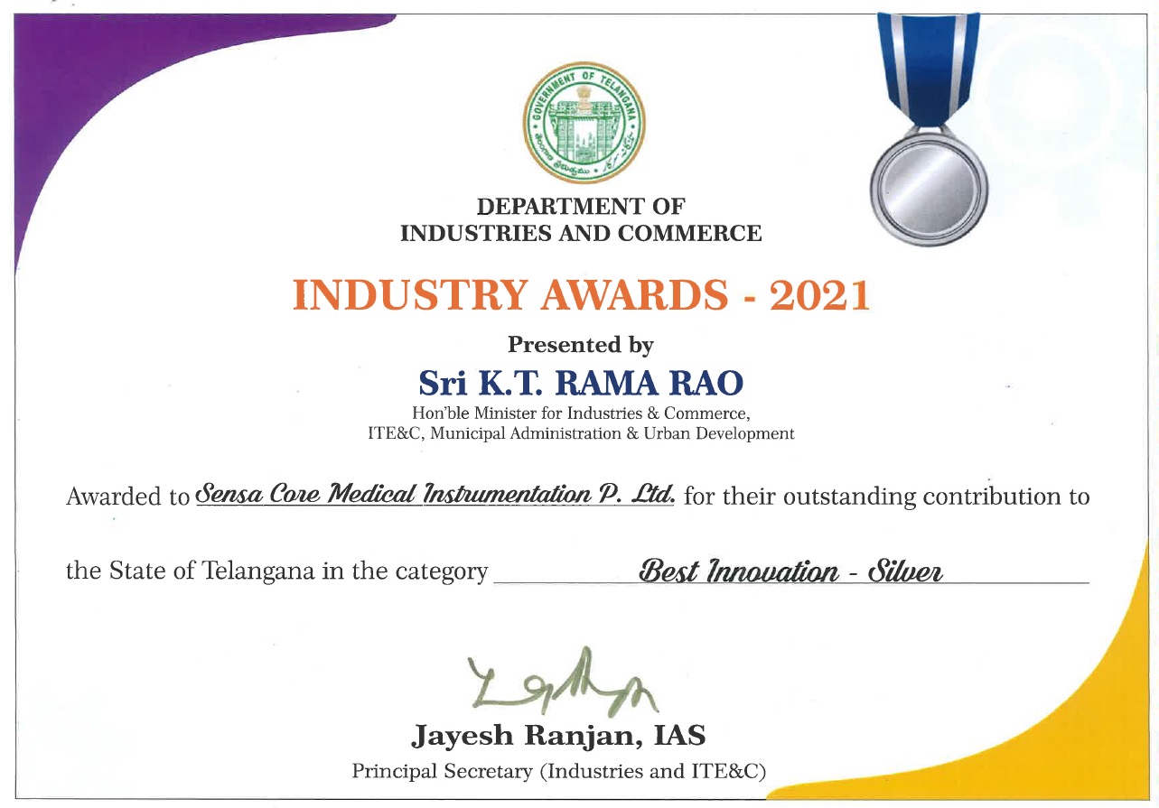 Telangana Industry Award - Best Innovation Category